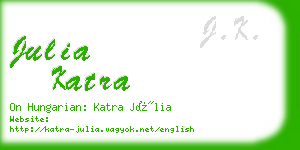 julia katra business card